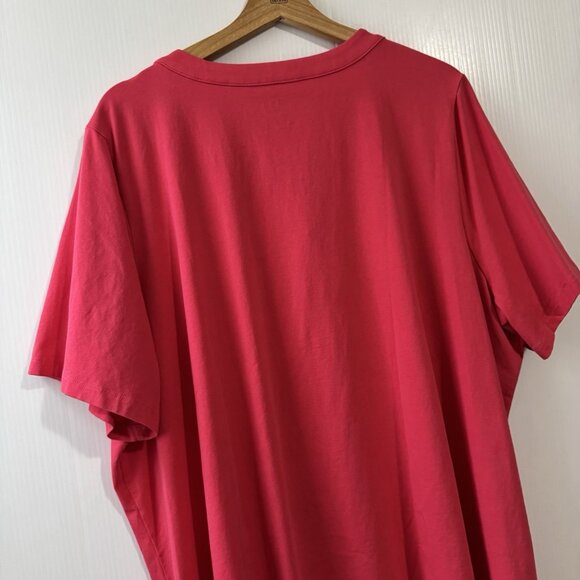 Catherines T Shirt Womens Sz 2X 22/24W Suprema Collection Short Sleeve Hot Pink - Picture 14 of 15
